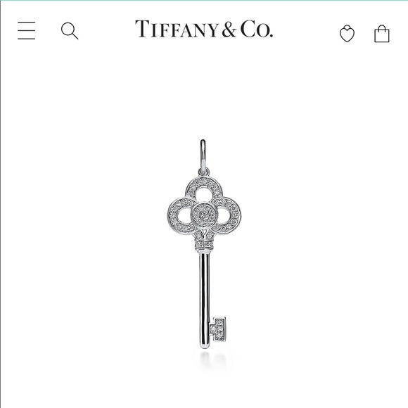 NEW Tiffany mini crown key pendant - Picture 5 of 6
